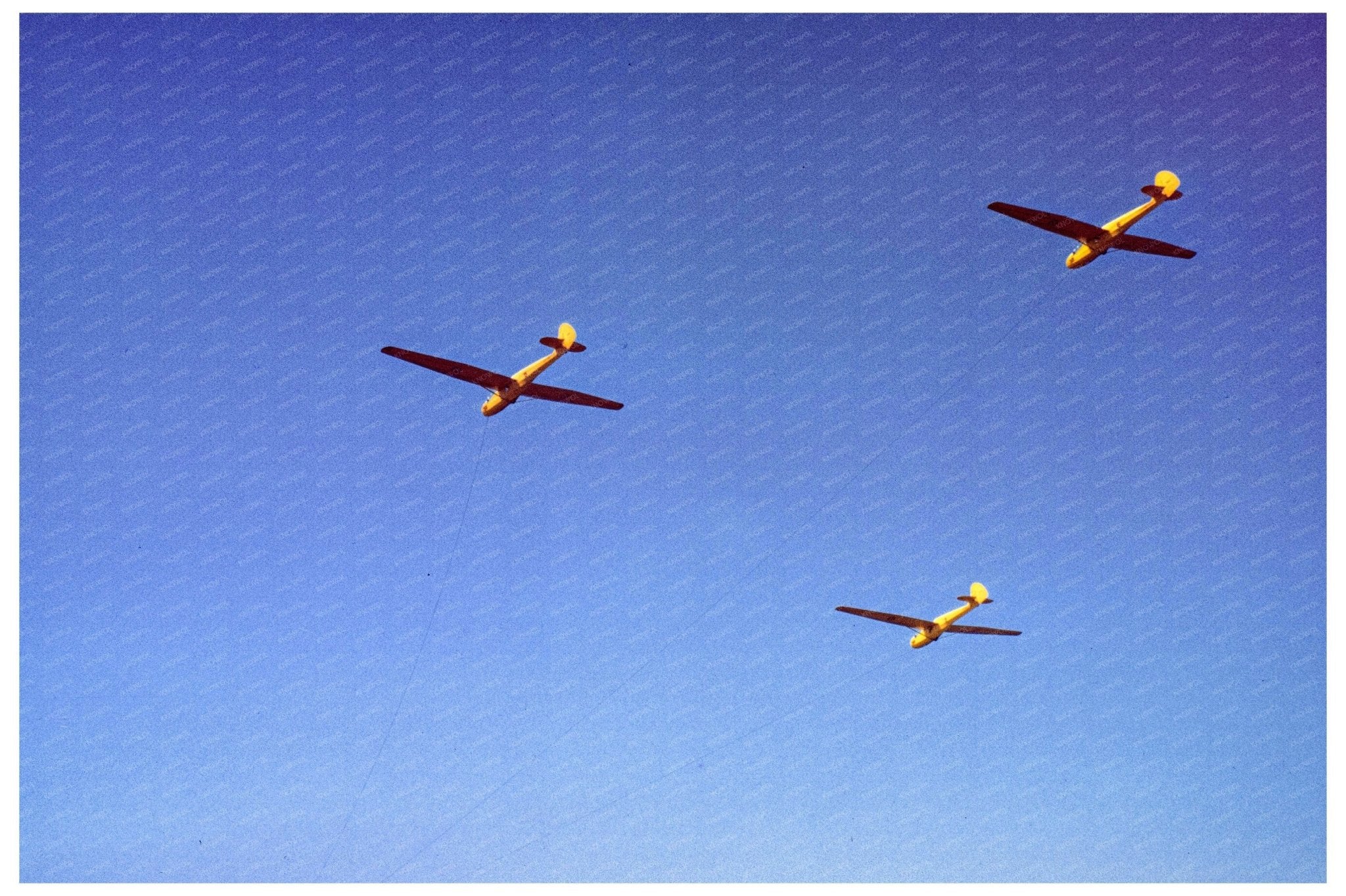 Marine Corps Gliders in Flight Parris Island May 1942 - Available at KNOWOL