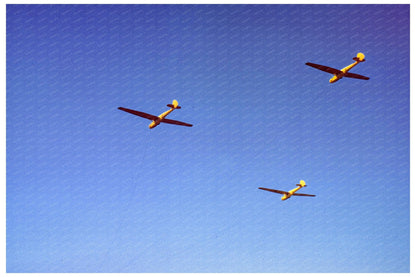 Marine Corps Gliders in Flight Parris Island May 1942 - Available at KNOWOL