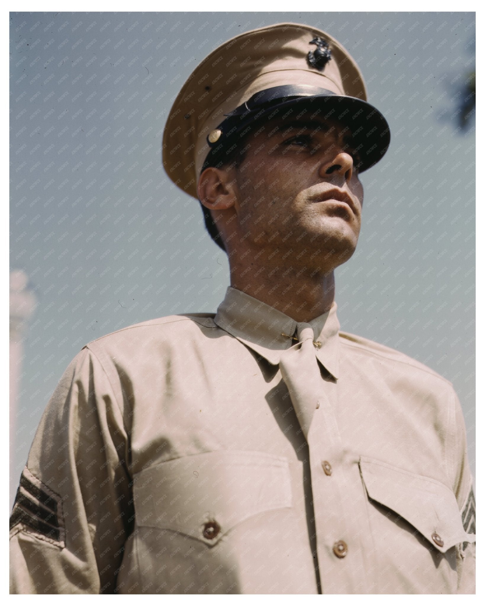 Marine Corps Sergeant in New Orleans 1944 - Available at KNOWOL