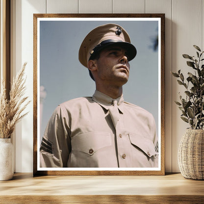 Marine Corps Sergeant in New Orleans 1944 - Available at KNOWOL