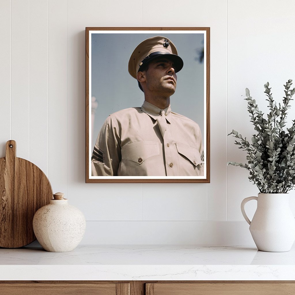 Marine Corps Sergeant in New Orleans 1944 - Available at KNOWOL