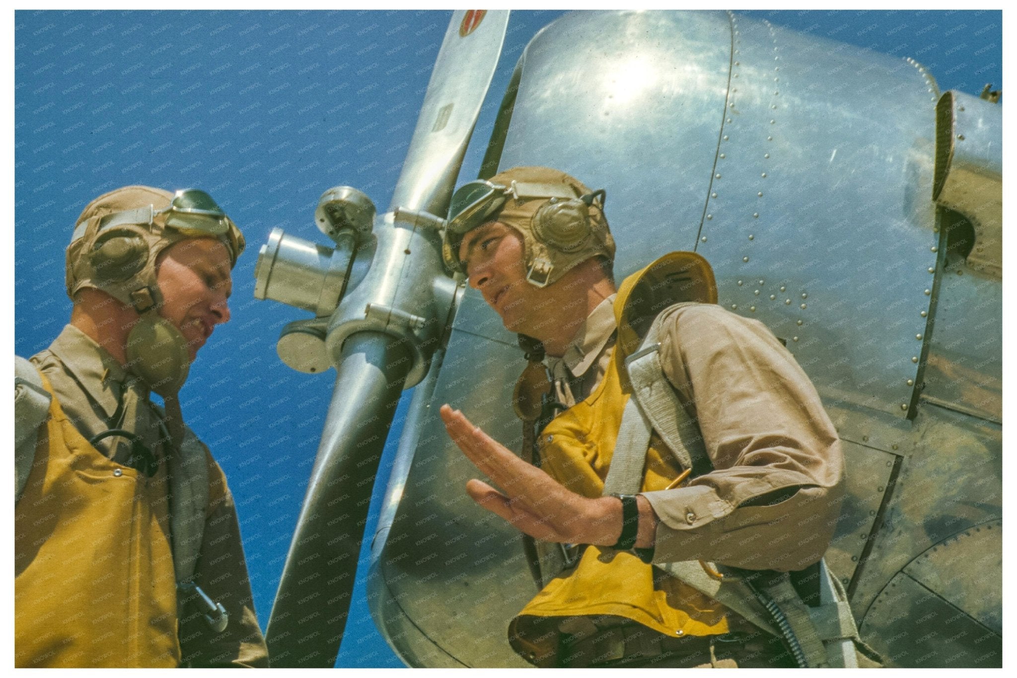 Marine Lieutenants Flight Training May 1942 Parris Island - Available at KNOWOL