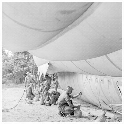 Marine Units Training with Barrage Balloon at Parris Island May 1942 - Available at KNOWOL