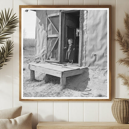 Max Sparks Child in Doorway of Shack Home 1937 - Available at KNOWOL