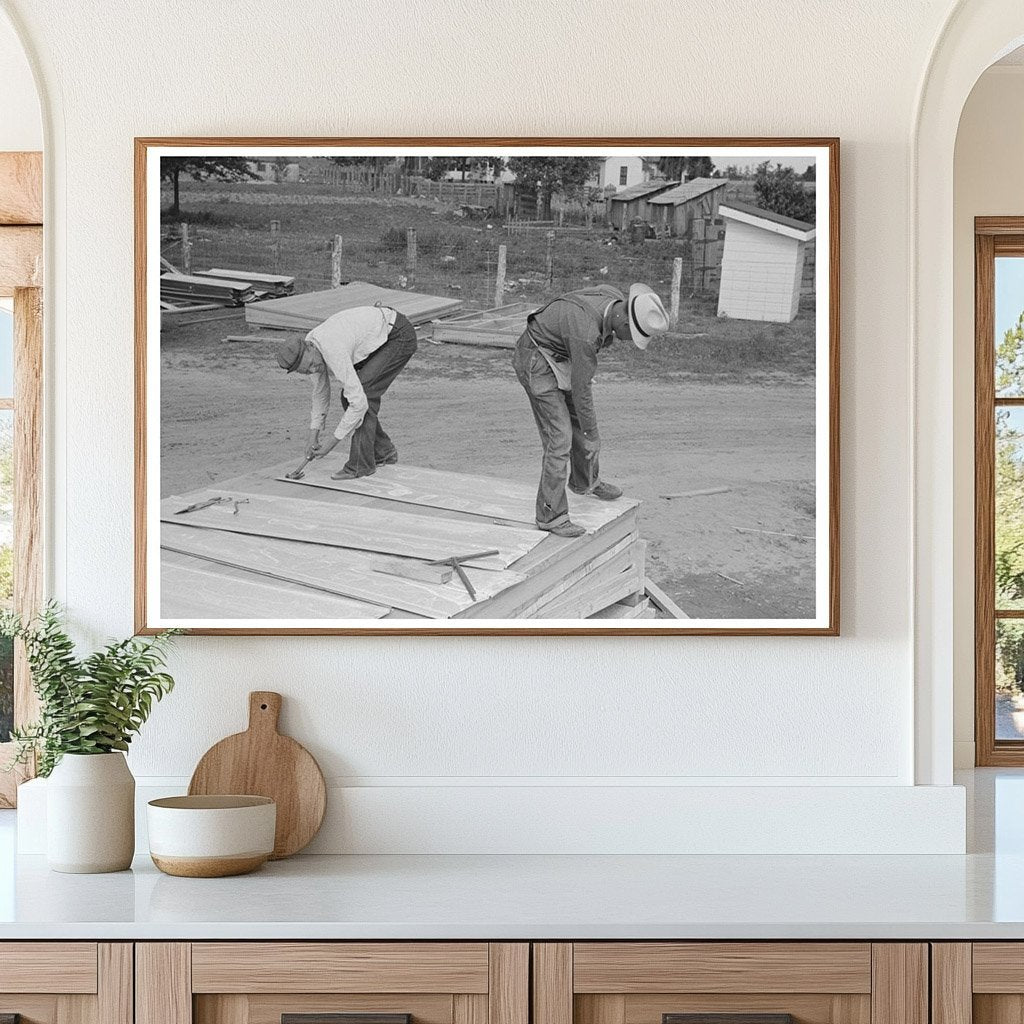 May 1938 Construction Scene in New Madrid County Missouri - Available at KNOWOL