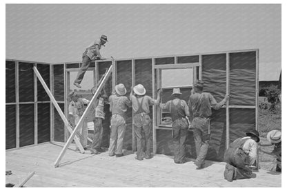 May 1938 House Construction Southeast Missouri Farms Project - Available at KNOWOL