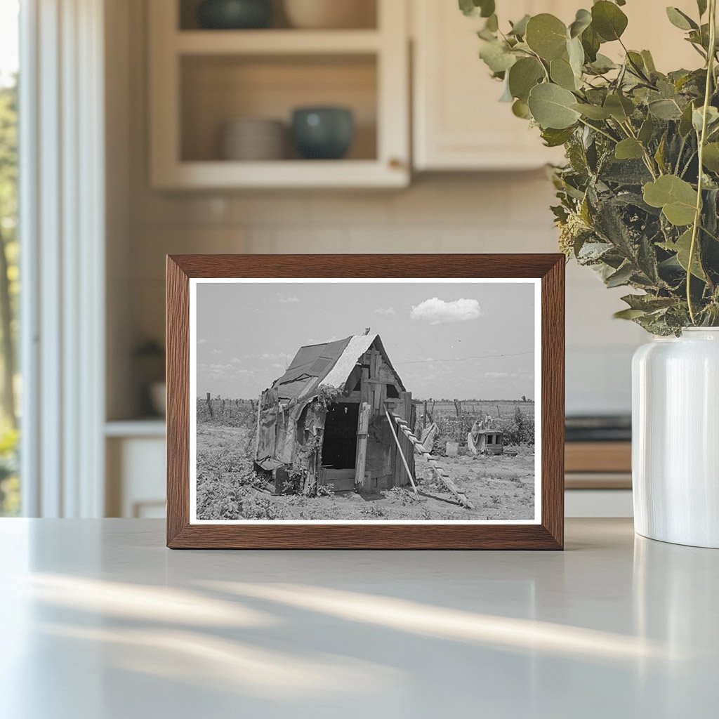 May 1938 Vintage Chicken House Image New Madrid County MO - Available at KNOWOL