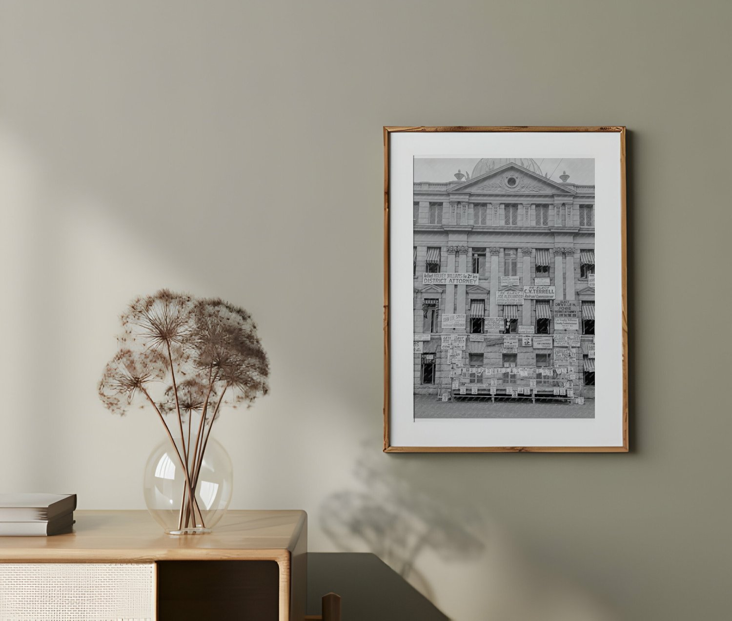 McLennan County Courthouse in Waco Texas June 1938 Vintage Photograph - Available at KNOWOL