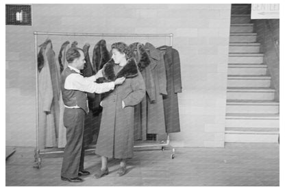 Measuring Girl for Coat in Jersey Homesteads 1936 - Available at KNOWOL