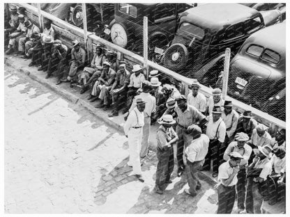 Memphis Job Seekers at Employment Office June 1938 - Available at KNOWOL