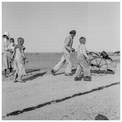 Memphis Texas Flood Refugee Family May 1937 - Available at KNOWOL