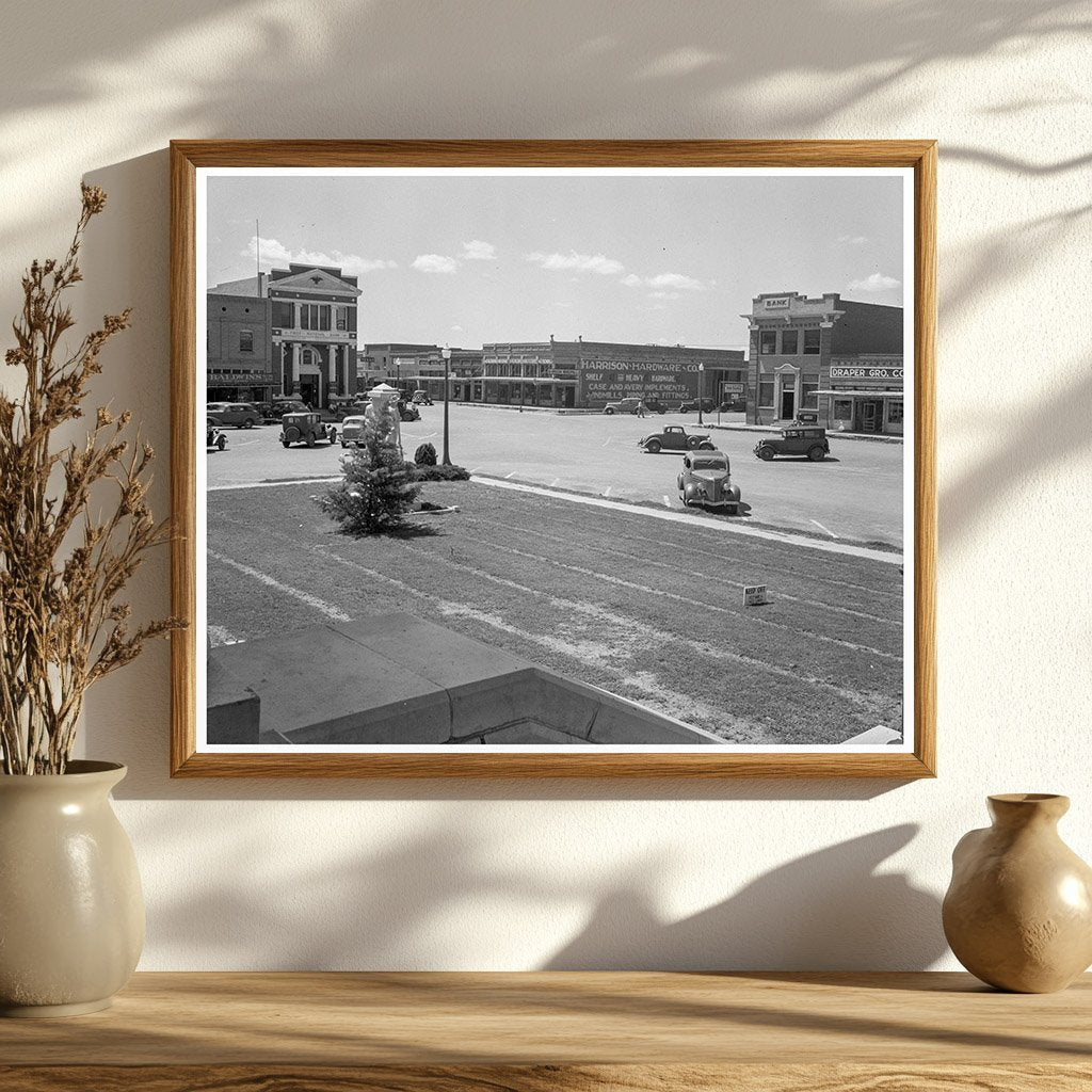 Memphis Texas Town Square June 1937 Vintage Photo - Available at KNOWOL