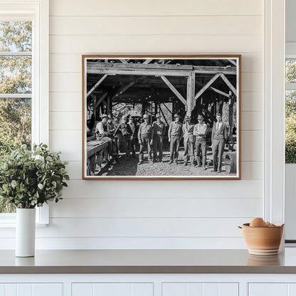 Men at Ola Self - Help Sawmill Cooperative Idaho 1939 - Available at KNOWOL