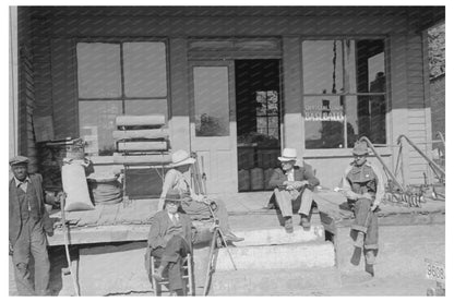 Men at Store in Irvington Kentucky May 1938 - Available at KNOWOL