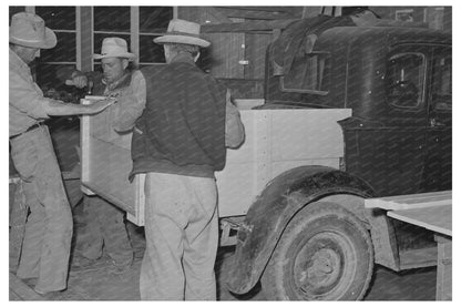 Men Build Truck Bed in Arizona Workshop February 1942 - Available at KNOWOL