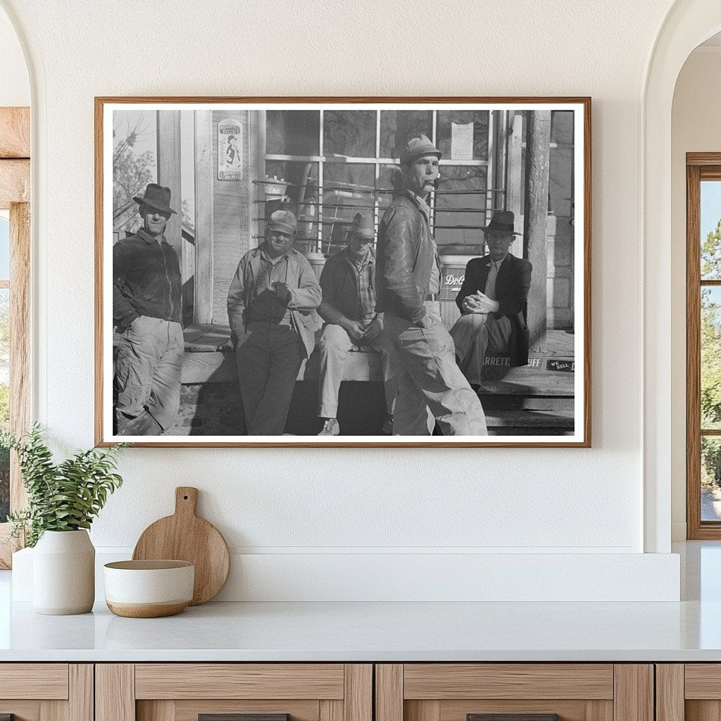 Men in Front of General Store Jerome Arkansas January 1939 - Available at KNOWOL