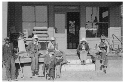 Men Outside Store in Irvington Kentucky May 1938 - Available at KNOWOL