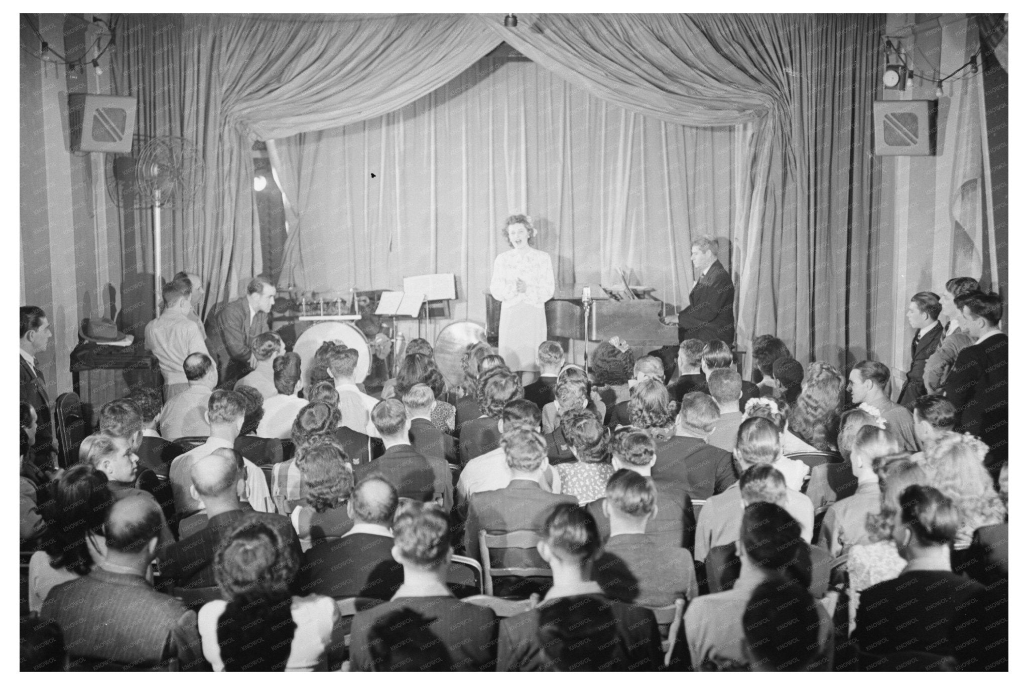 Merchant Marine Theatres Canteen Audience June 1944 - Available at KNOWOL