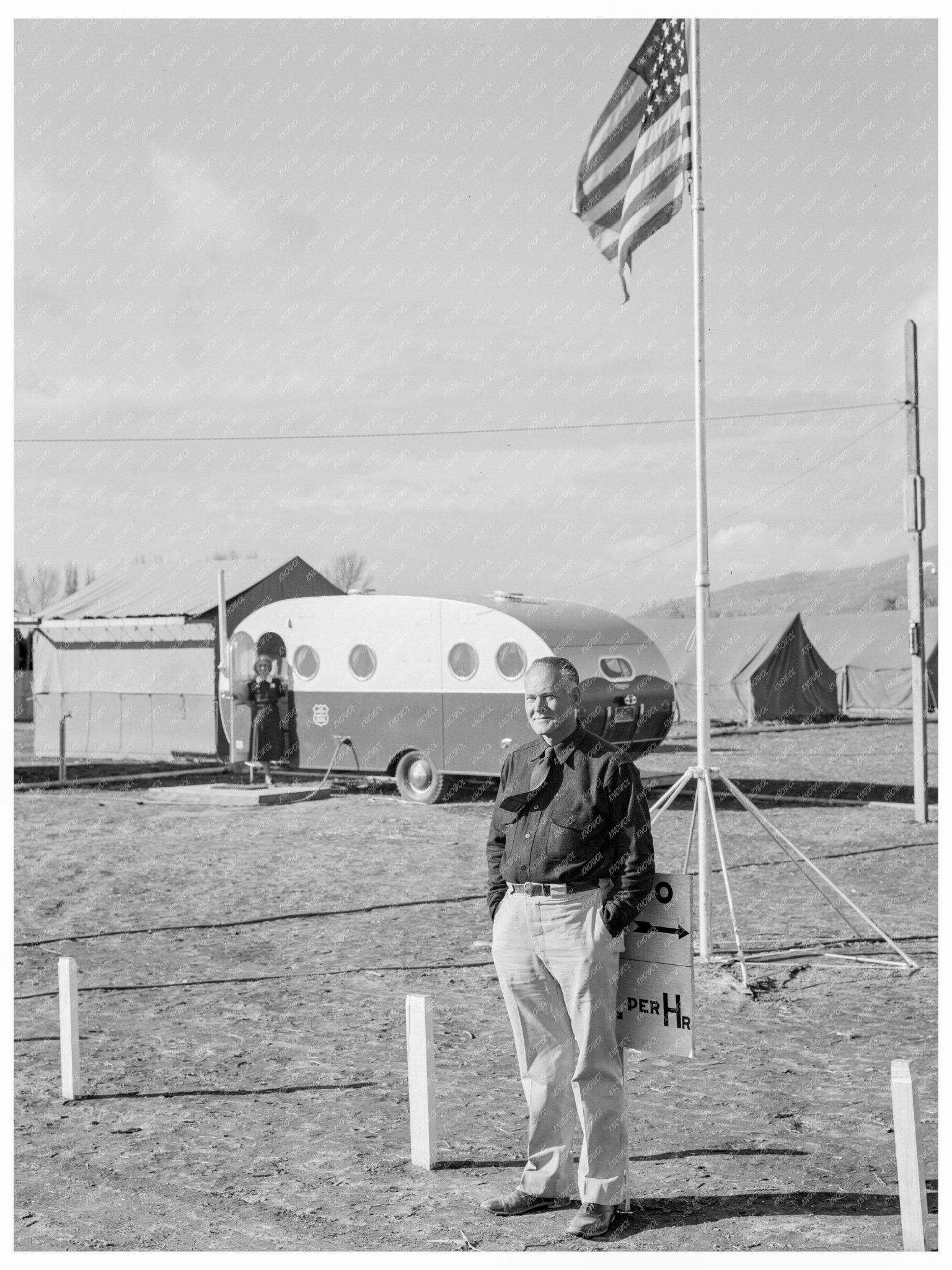 Merrill Oregon Camp Manager Photo October 1939 - Available at KNOWOL