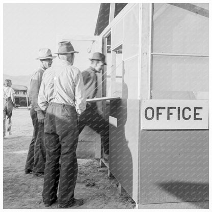 Merrill Oregon Registration Tent September 1939 Photo - Available at KNOWOL