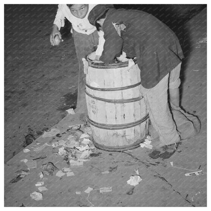 Mexican Boys Scavenging at San Antonio Market 1939 - Available at KNOWOL