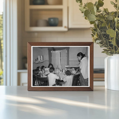 Mexican Children Enjoy Lunch in San Diego 1941 - Available at KNOWOL