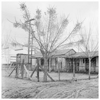 Mexican Citrus Workers Houses in Lindsay California 1939 - Available at KNOWOL