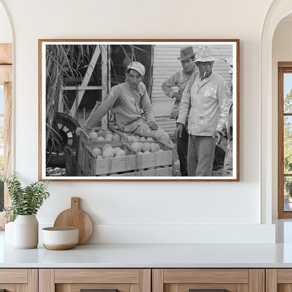 Mexican Citrus Workers in Grapefruit Field 1939 - Available at KNOWOL