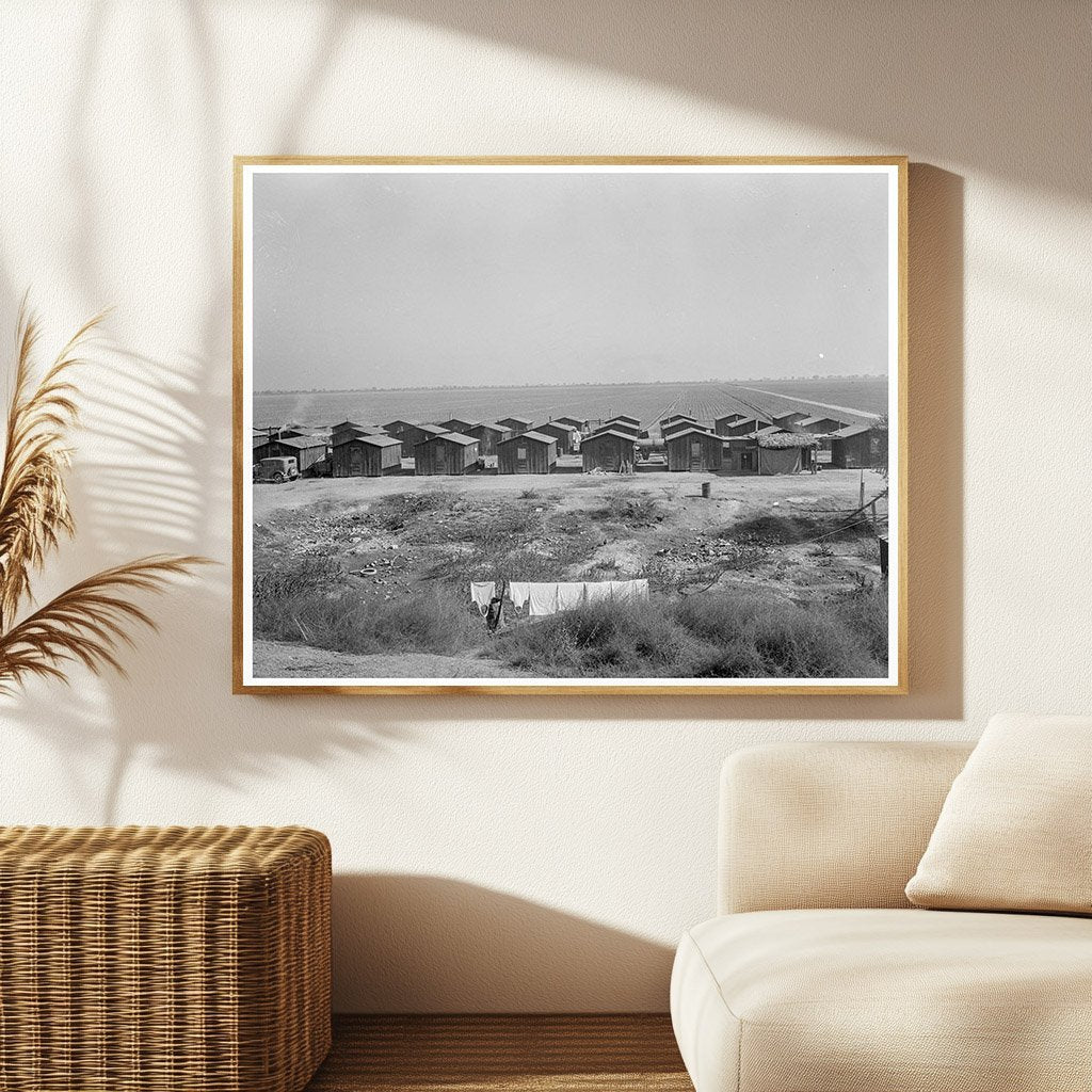 Mexican Cotton Pickers Housing San Joaquin Valley 1936 - Available at KNOWOL