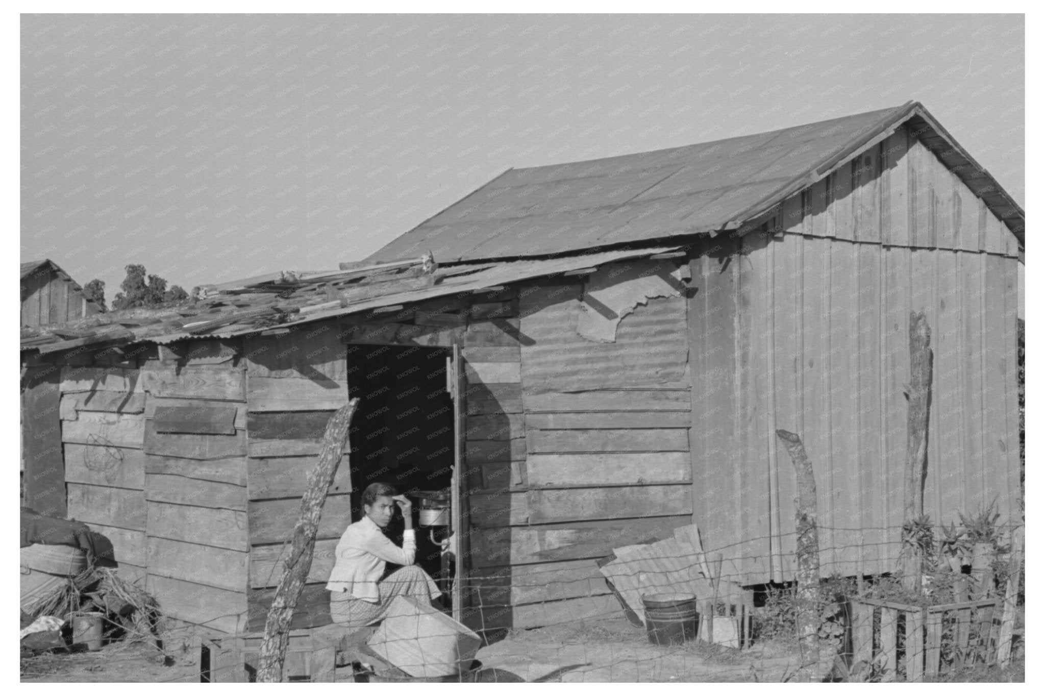 Mexican Day Laborer Residence Weslaco Texas 1939 - Available at KNOWOL