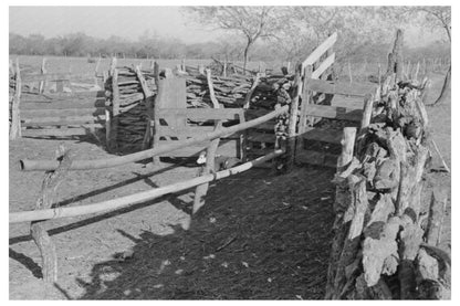 Mexican Farm Corral Hidalgo County Texas 1939 - Available at KNOWOL