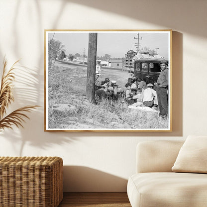 Mexican Migrants Traveling to Imperial Valley 1936 - Available at KNOWOL