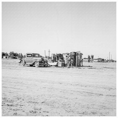 Mexican Migratory Workers Huts California 1939 - Available at KNOWOL