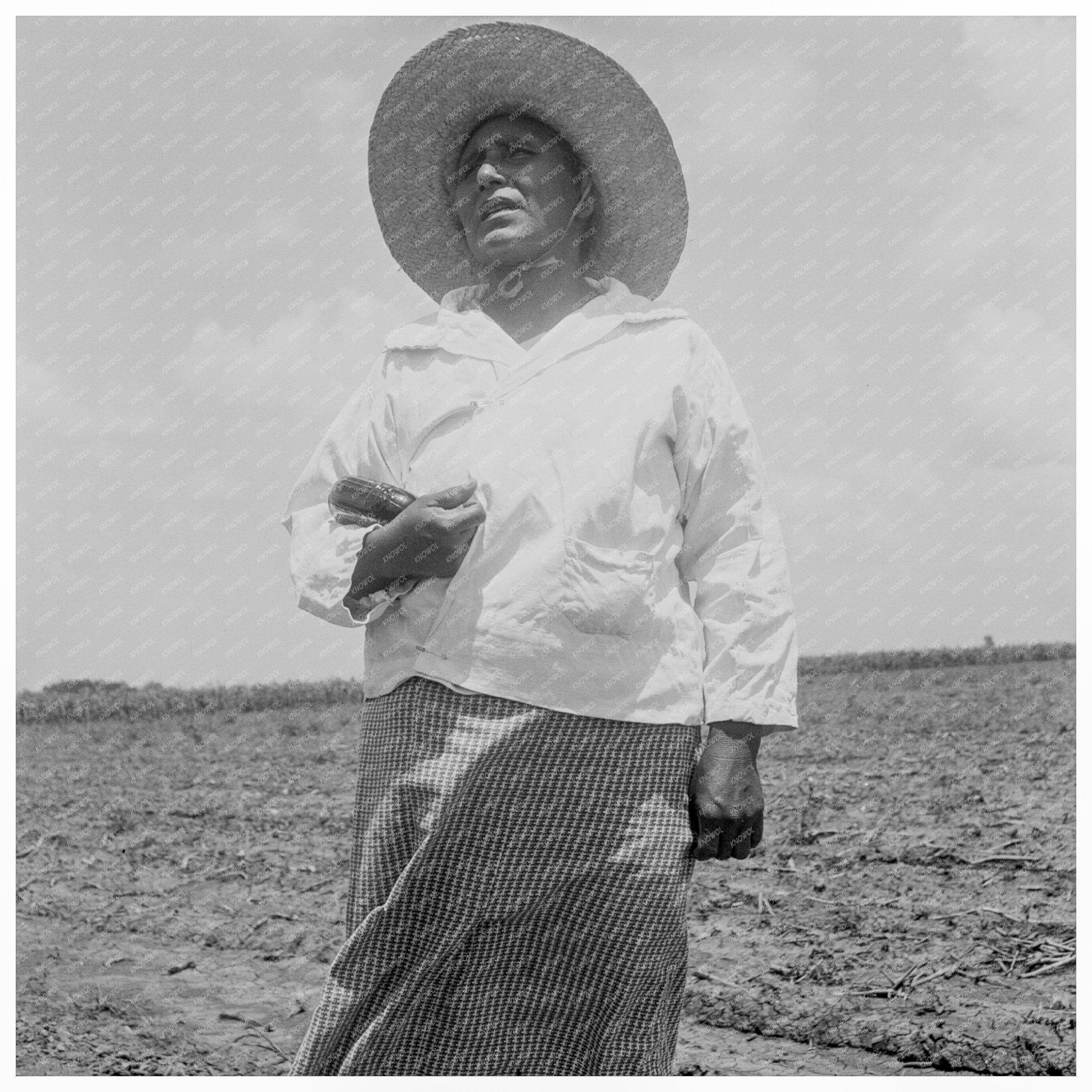 Mexican Sharecroppers Wife in Bryan Texas 1938 - Available at KNOWOL