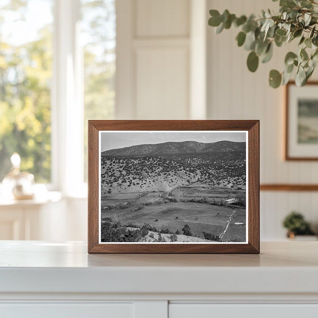 Mexican Village Landscape Tewa Basin New Mexico 1935 - Available at KNOWOL