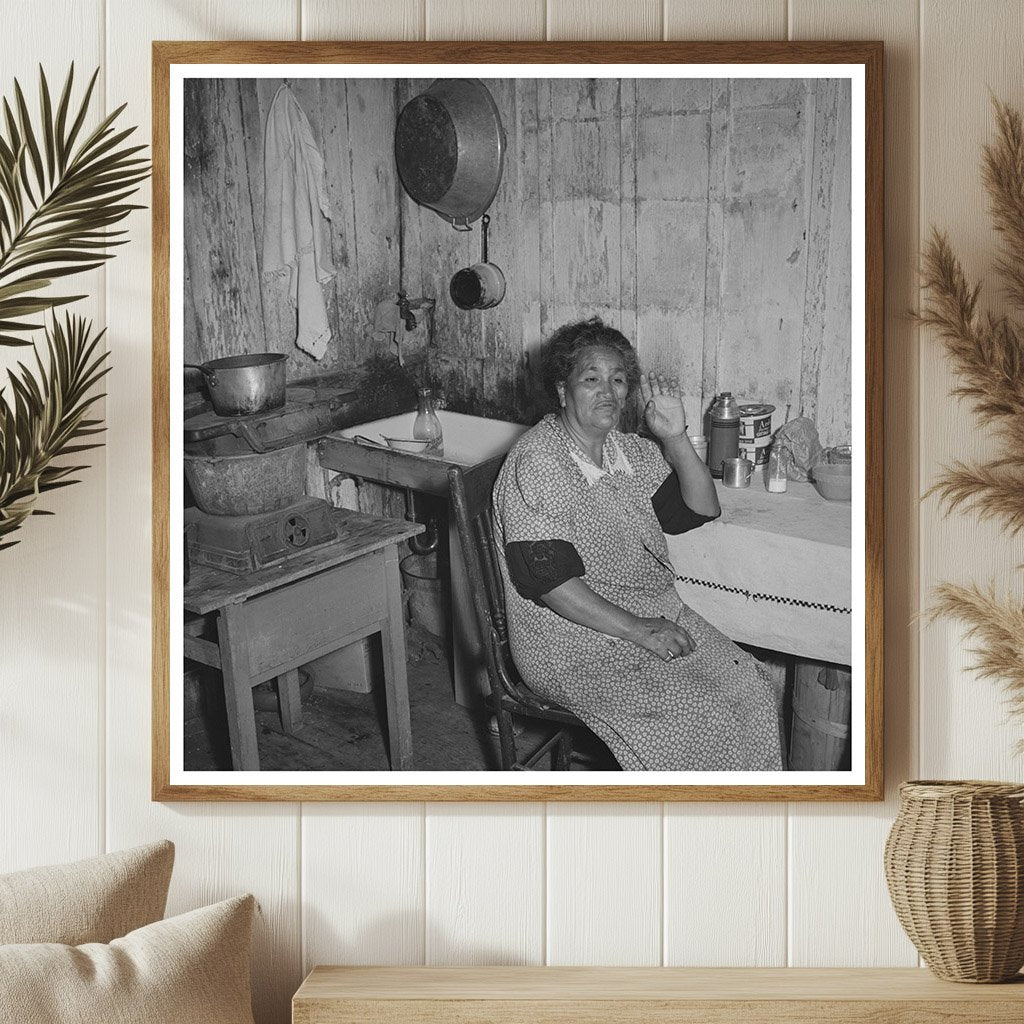 Mexican Woman in Kitchen San Diego May 1941 - Available at KNOWOL