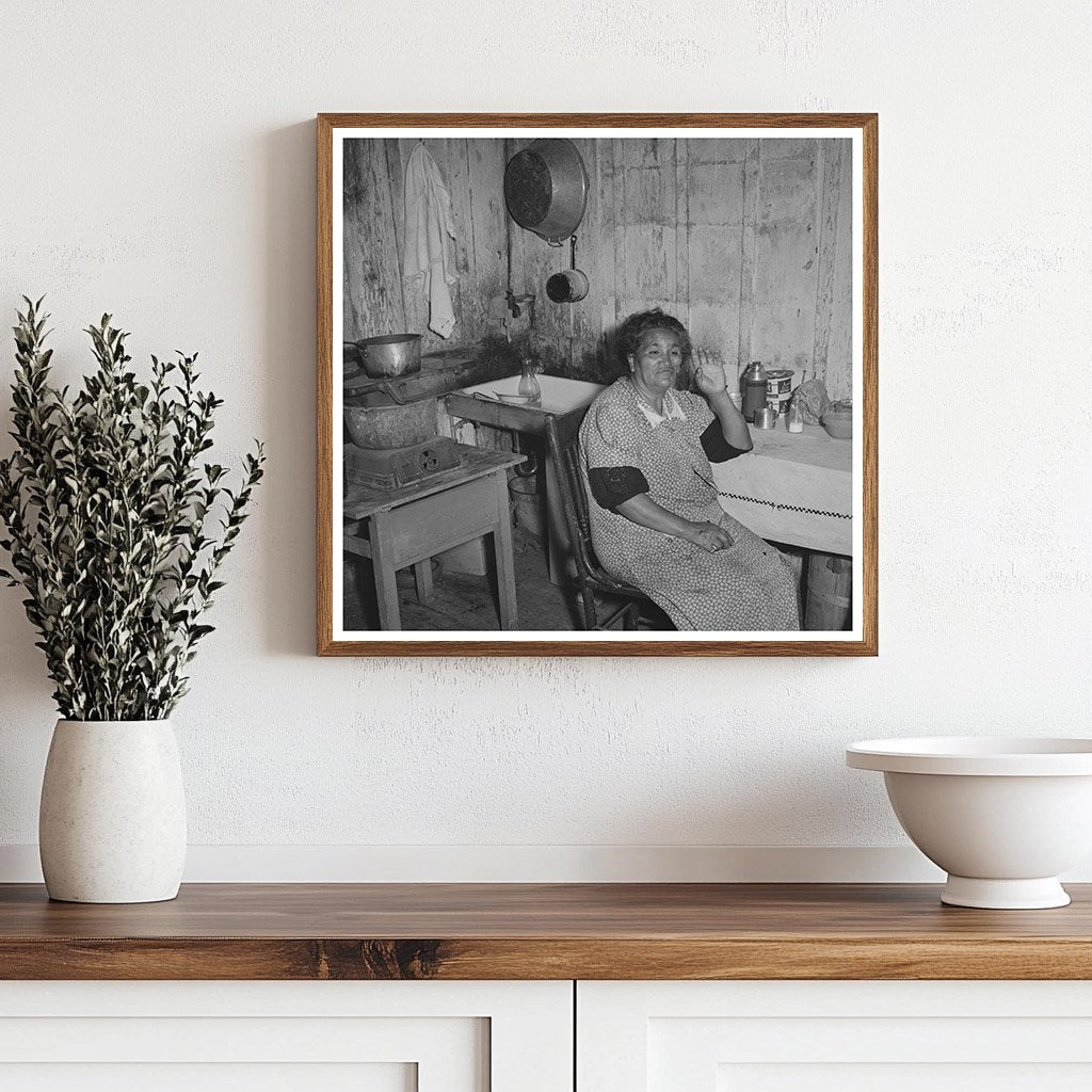 Mexican Woman in Kitchen San Diego May 1941 - Available at KNOWOL