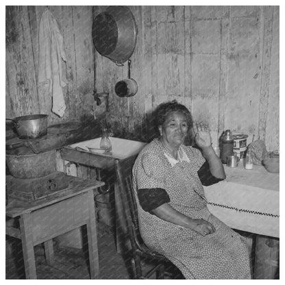 Mexican Woman in Kitchen San Diego May 1941 - Available at KNOWOL