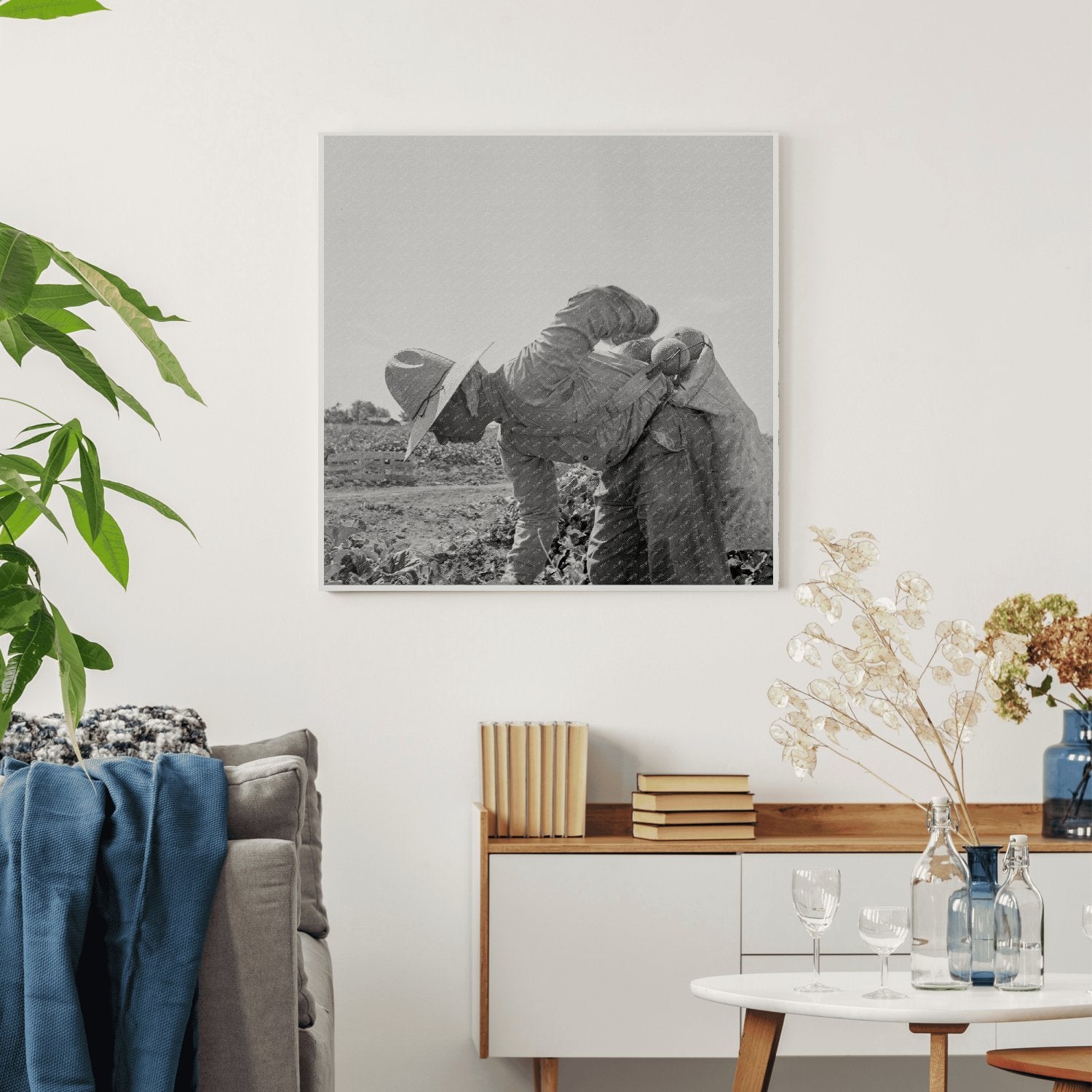 Mexican Workers Harvesting Cantaloupes Imperial Valley 1937 - Available at KNOWOL