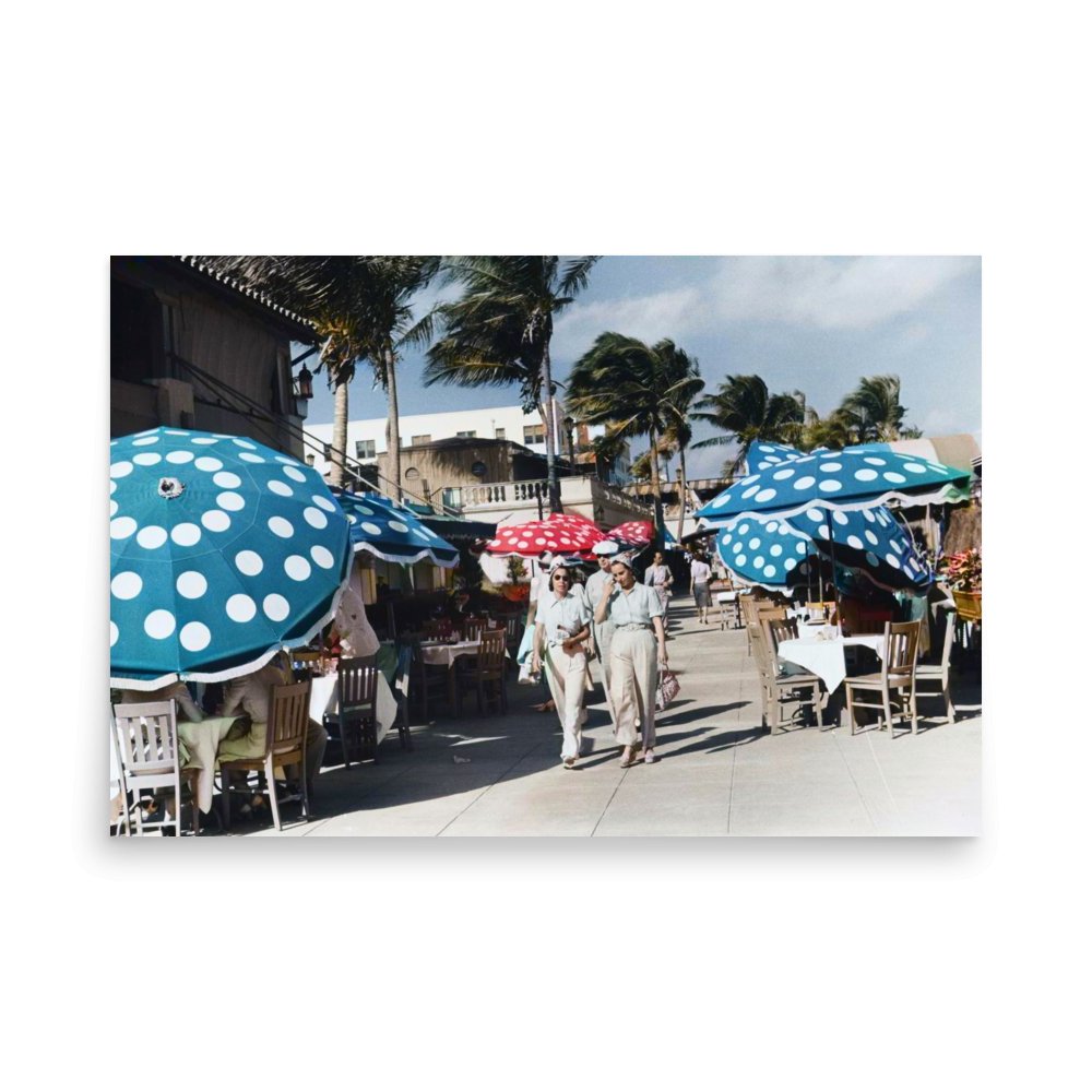 Miami Beach, Florida Boardwalk, January 1939 - Available at KNOWOL