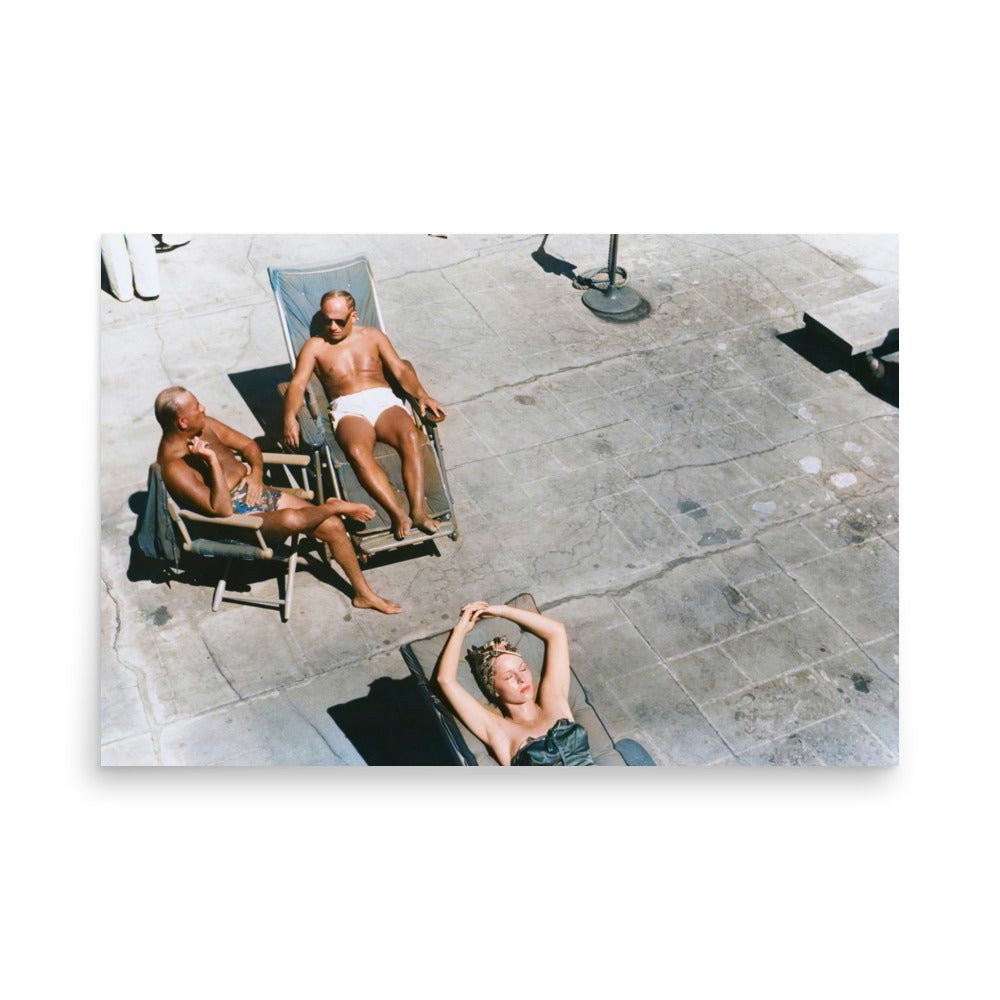 Miami Beach, Florida: January 1939 - Woman sunbathing - Available at KNOWOL