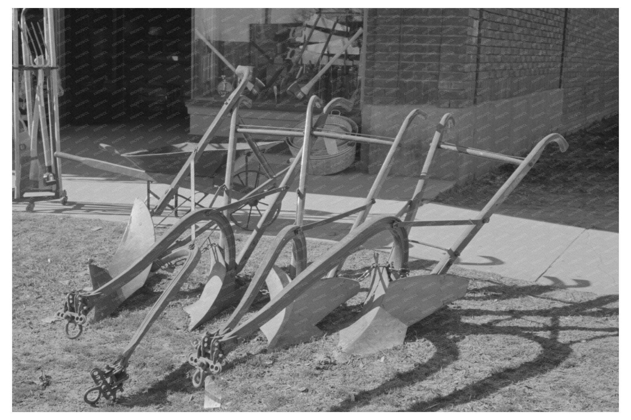 Middle Busters and Plow Eudora Arkansas January 1939 - Available at KNOWOL