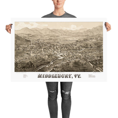 Middlebury, VT 1886 - Available at KNOWOL