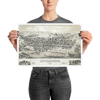 Mifflinburg, PA 1884 - Available at KNOWOL