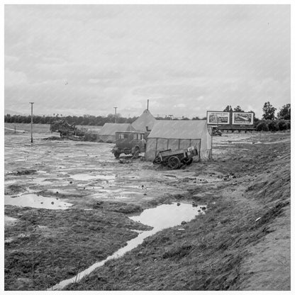 Migrant Camp in Tulare County California February 1939 - Available at KNOWOL