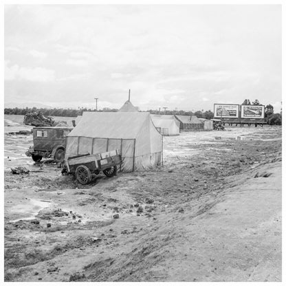 Migrant Camp in Tulare County February 1939 - Available at KNOWOL