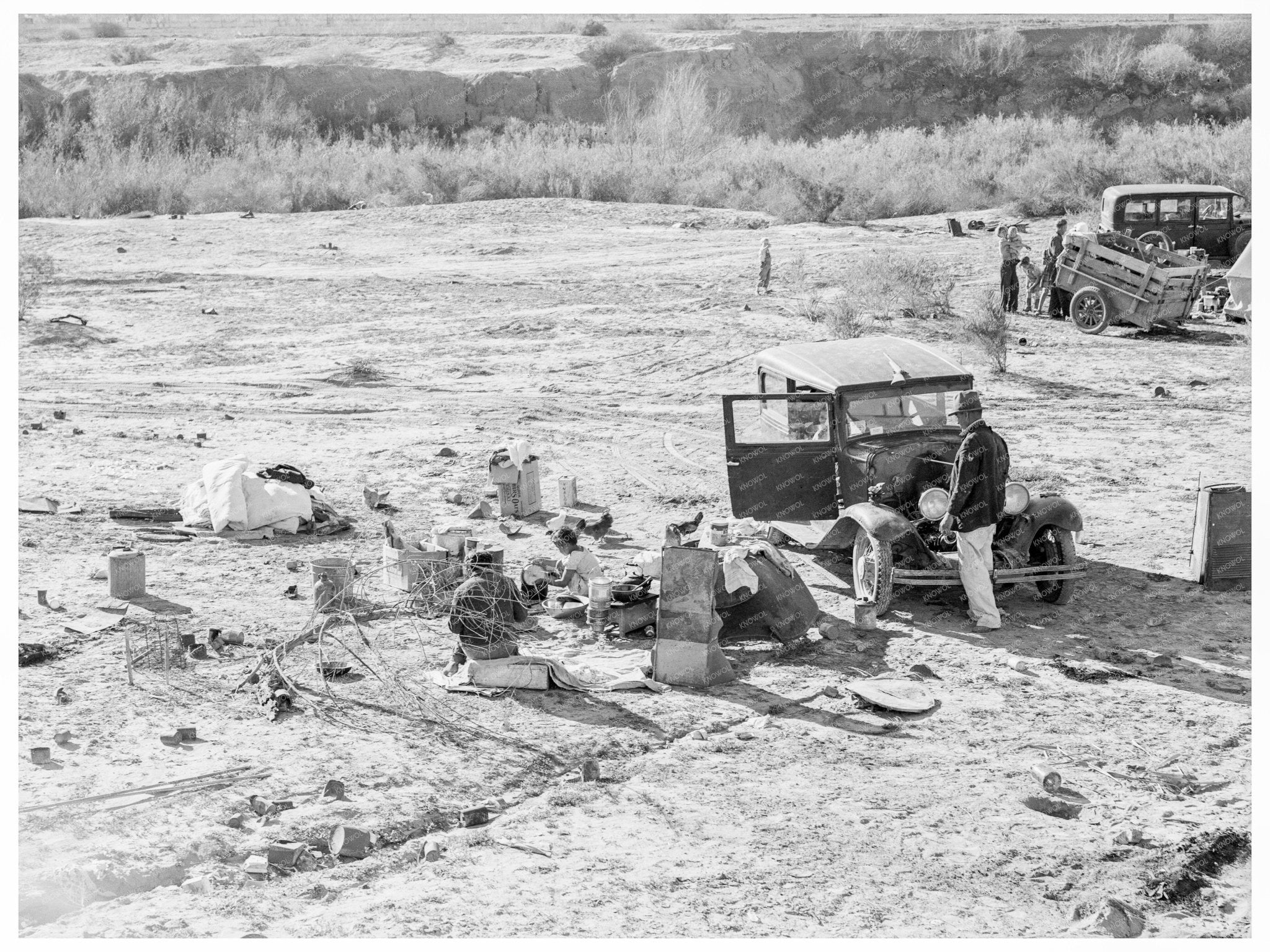 Migrant Camps in Imperial Valley California February 1939 - Available at KNOWOL