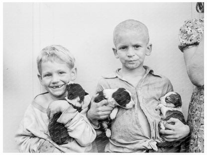 Migrant Child at Shafter Camp California 1938 - Available at KNOWOL