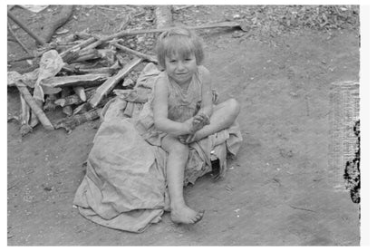 Migrant Child in Texas Camps February 1939 - Available at KNOWOL