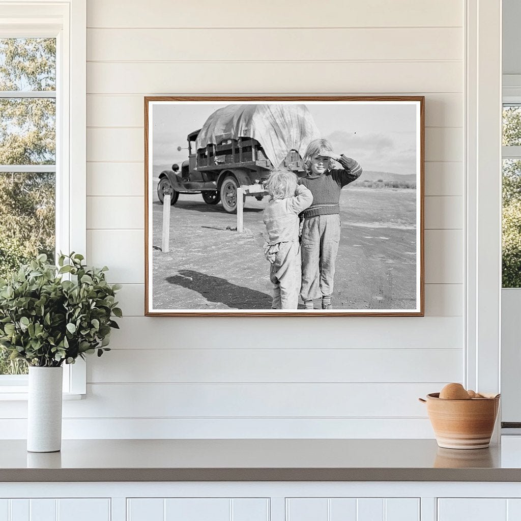 Migrant Children at Farm Security Camp Oregon 1939 - Available at KNOWOL